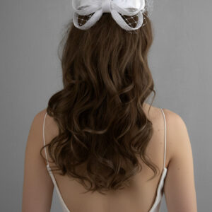 White custom made hat for Brenda